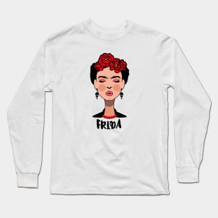 Frida Kahlo fashion woman Long Sleeve T-Shirt